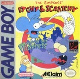 Itchy & Scratchy in Miniature Golf Madness (Game Boy)